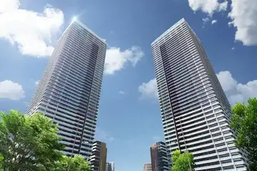 晴海フラッグ サンビレッジ T棟の外観