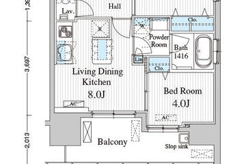 Totsu Residence Kaminarimonの外観