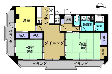コーポ川井の外観