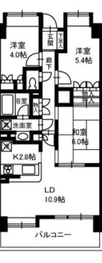コスモ西大島グランステージE803号室