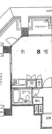 ロイヤルハイツ新宿御苑、角