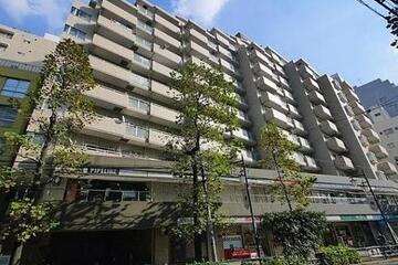 朝日白山マンションの外観
