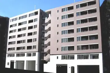 ツインパークS棟の外観