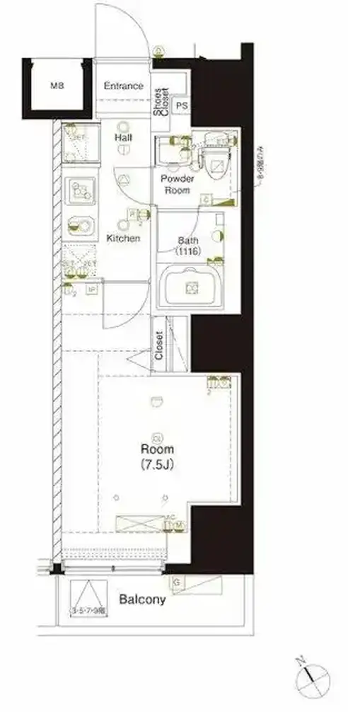 新品家具付きマンション小石川6